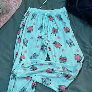 owl pajama pants